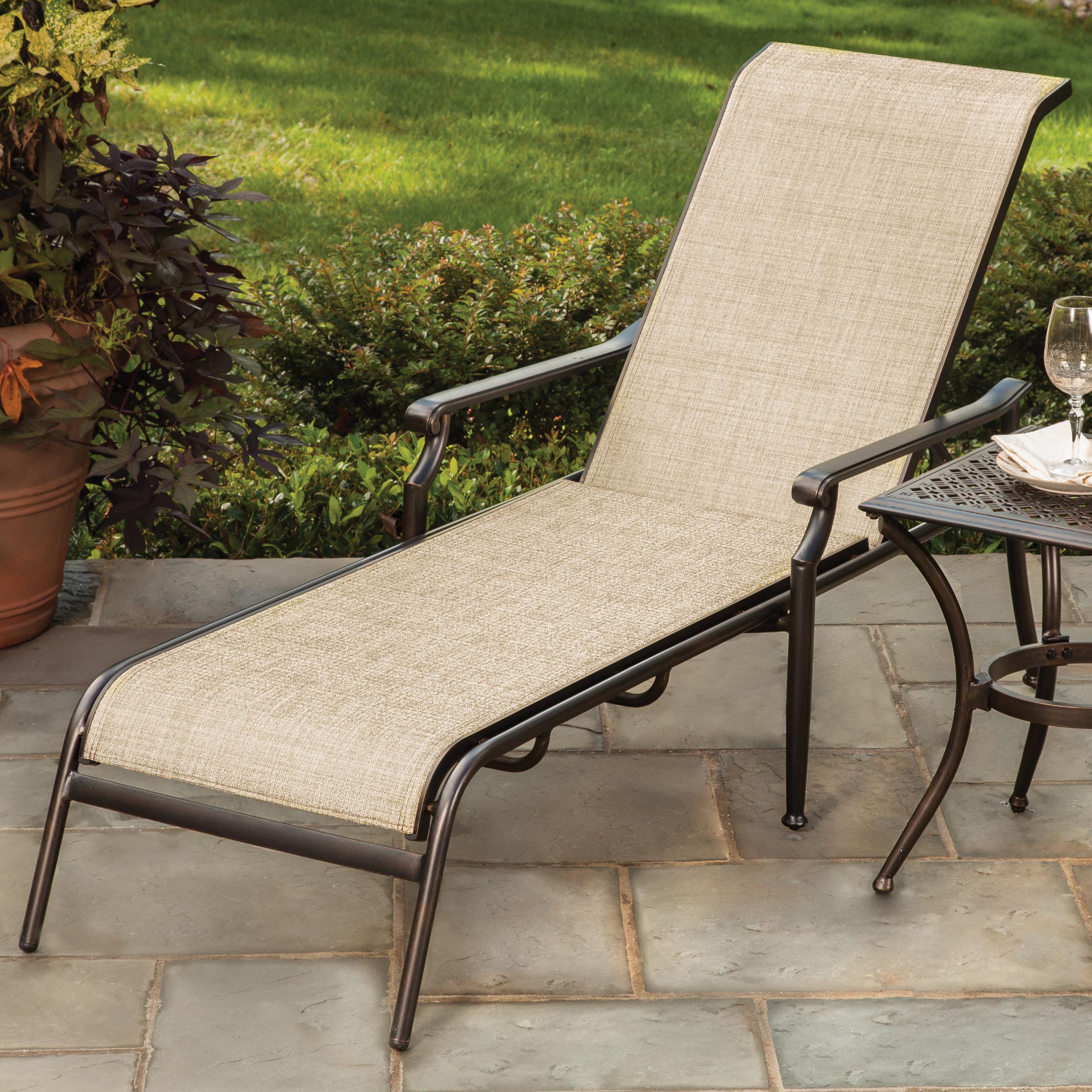 Apricity Outdoor Manhattan Sling Chaise Lounge Find Your Furniture